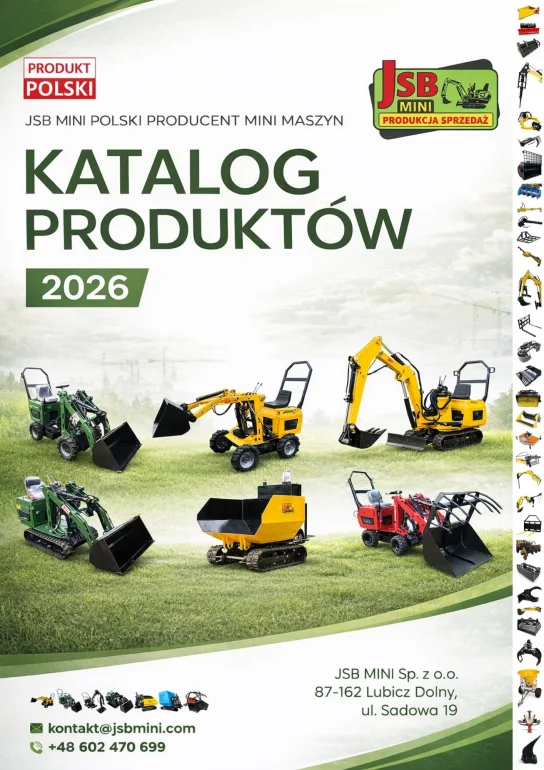 Elektryczna E Ładowarka E Koparka NOWE 2026 | Prosto od Producenta JSB MINI