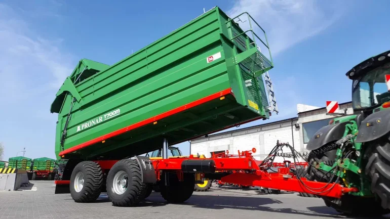 Przyczepa skorupowa 16 ton, PRONAR T700M, kompletna, PROMOCJA ROK 2025