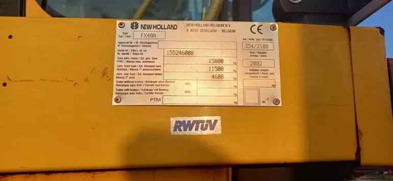 Sieczkarnia New Holland FX50 FX48A