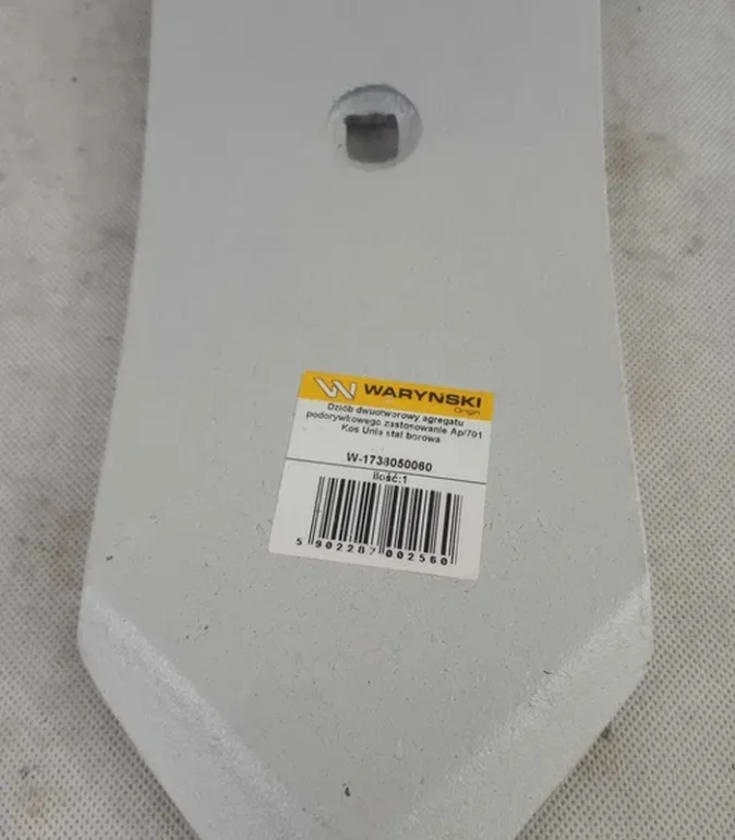 Dziób zęba 2-otworowy kos 173.805.006.0 WARYŃSKI