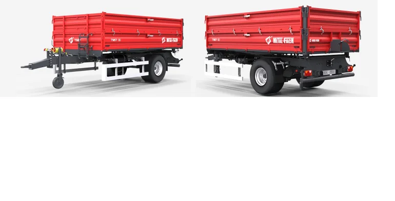 Przyczepa jednoosiowa 5 ton