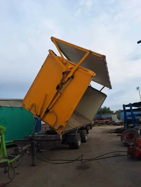Kontener otwierany bok hydraulicznie 7m plandeka hydrauliczna 6 sztuk