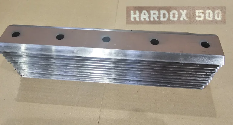 Nóż rębaka 300x55x6 Cedrus RB03 RB04 w całości z Hardox500