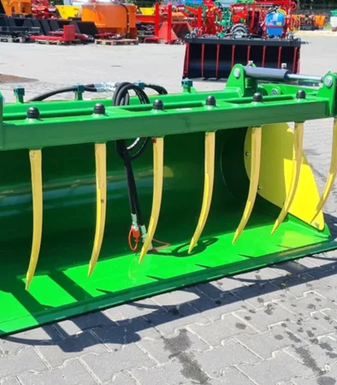 Szuflo krokodyl łyżko krokodyl szufla łyżka widły kute JOHN DEERE