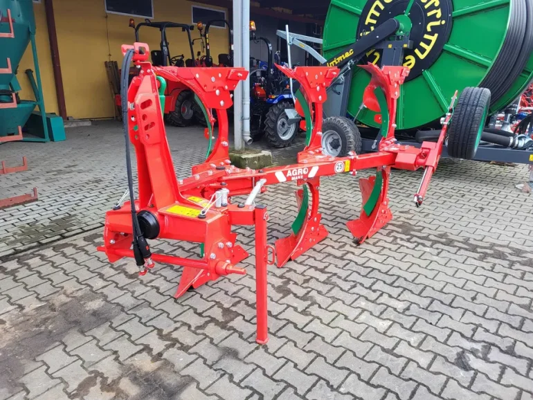 OD RĘKI!! Pług AGRO-MASZ POM 2 3 skiby nowy obrotowy PO4 PO5