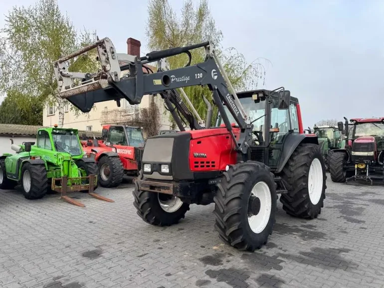 VALTRA VALMET 8350 + FAUCHEUX PRESTIGE 120 / super ciągnik do lasu /