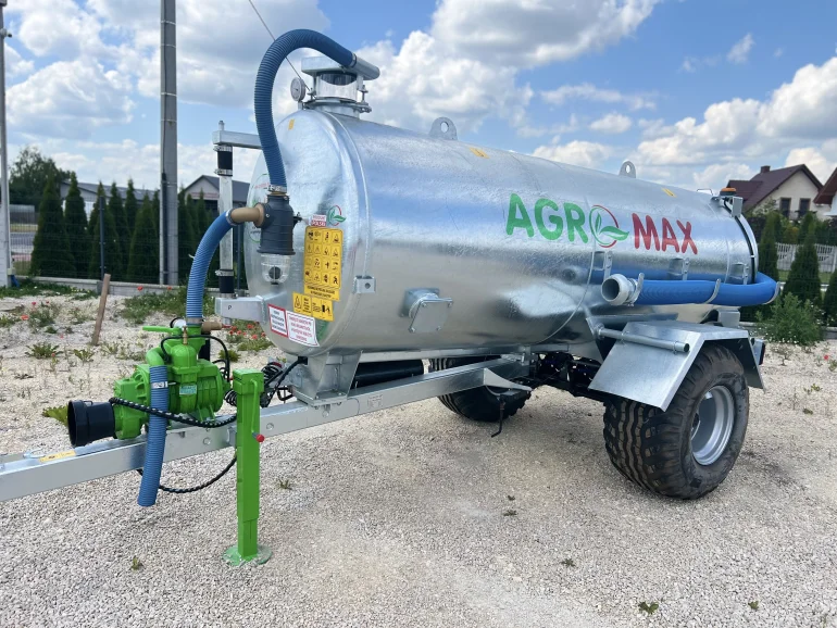 Beczkowóz Wóz asenizacyjny AgroMax ocynkowany 1/2 osiowe DOSTAWA