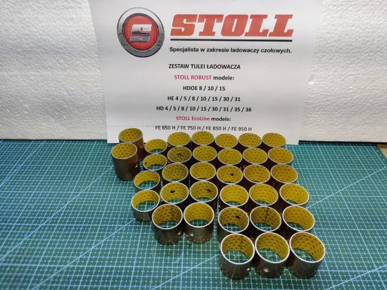 Zestaw tulei ładowacza STOLL ROBUST F10, F30 HD HE i EcoLine FE 750H