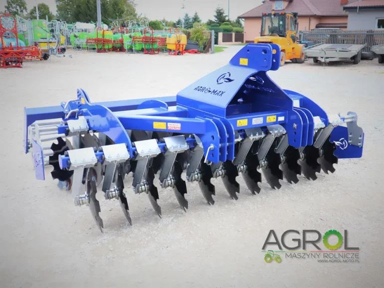Brona talerzowa 3m, agregat talerzowy Agro-Max fi560; wał rurowy