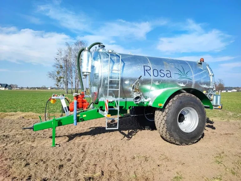 Wóz asenizacyjny ROSA 9/R1 9000 litrów - beczkowóz, beczka