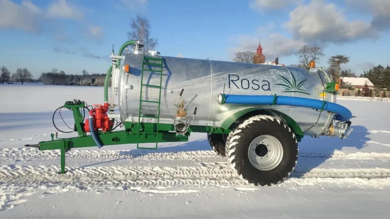 Wóz asenizacyjny ROSA 6/R1 6000 litrów - beczkowóz, beczka, szambiarka