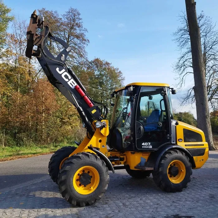 Ładowarka przegubowa JCB 407 kołowa 2021r Cat Volvo Schaffer Weidemann