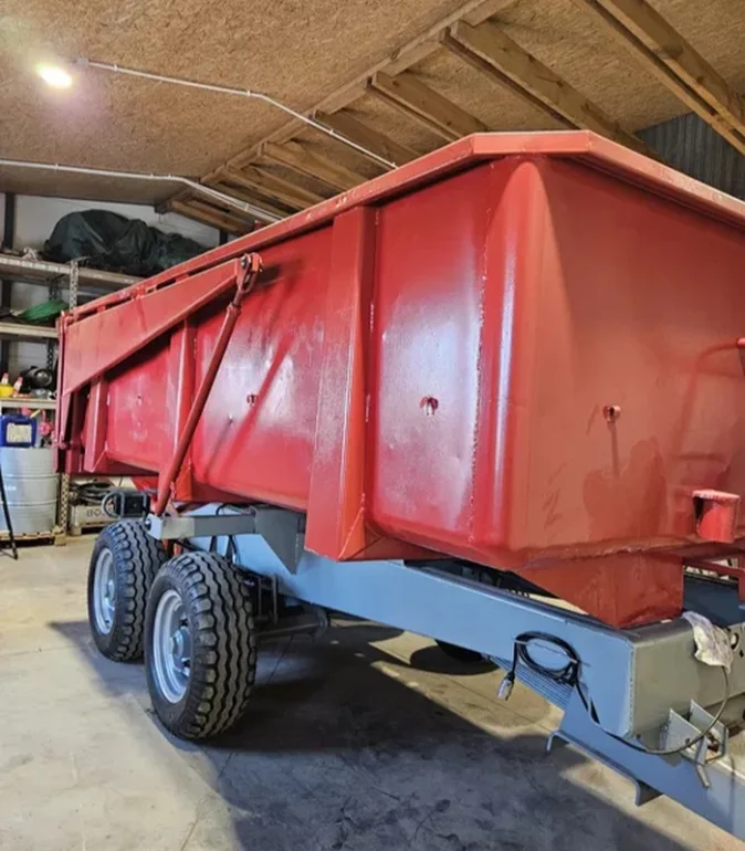 Przyczepa MASSEY FERGUSON 12T tandem hydraulika