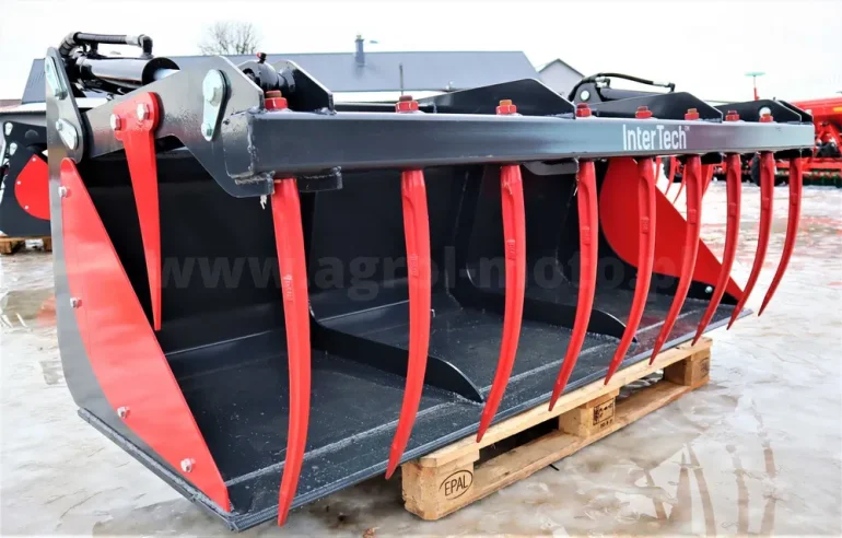 Łyżko-Krokodyl 1,5m 1,8m 2,2m 2,4m Inter Tech; Chwytak Paleciak Łyżka