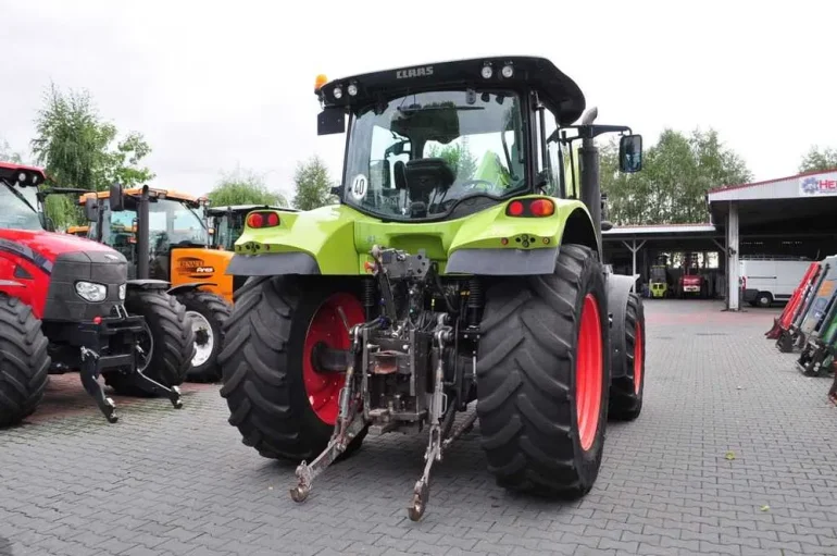 CLAAS ARION 530 CIS + CLAAS FL120 / Kabina amortyzowana / Klima /