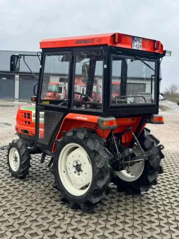 Hinomoto NX23 , 23hp, 4x4,Wspom,Rewers,Manual,Kabina,Ogrzew, ZAREJESTR