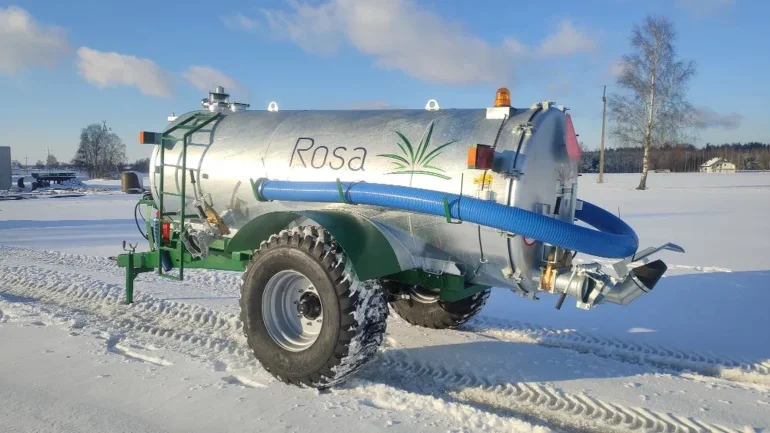 Wóz asenizacyjny ROSA 6/R1 6000 litrów - beczkowóz, beczka, szambiarka