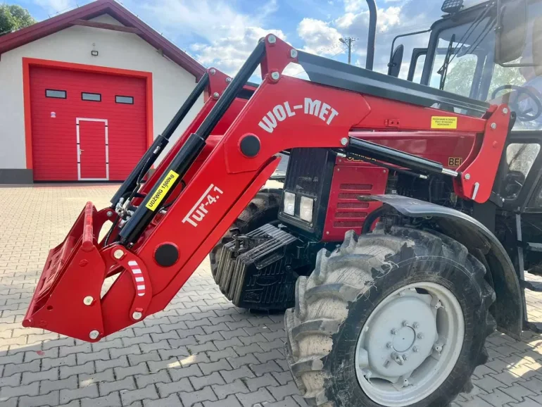 Ładowacz czołowy TUR ciągnika 1500kg dostawa montaż raty WOL-MET 4.1