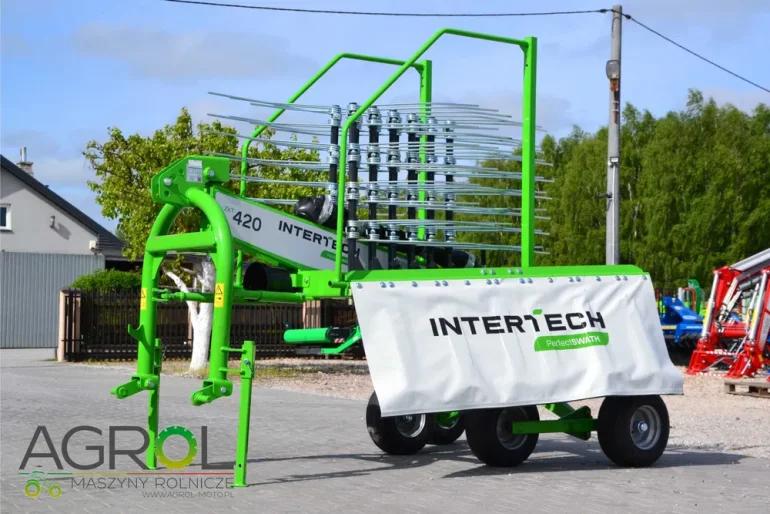 Zgrabiarka jedno karuzelowa INTER-TECH ZKT-3.5m tandem 4.2m KUNH