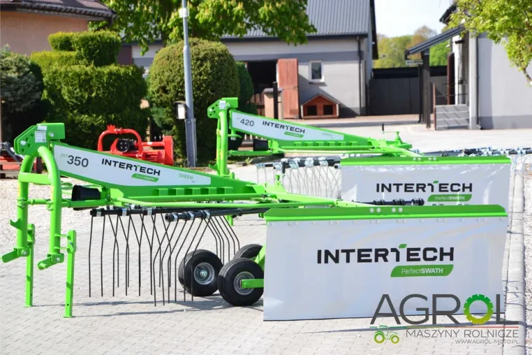 Zgrabiarka jedno karuzelowa INTER-TECH ZKT-3.5m tandem 4.2m KUNH
