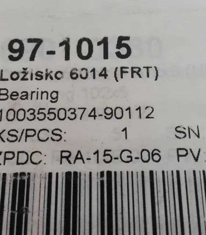 Łożysko 6014 ZETOR 97-1015