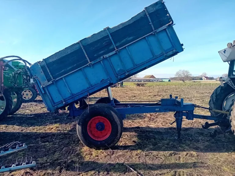 Przyczepa Skorupowa 6 ton skorupa 9, 10, 8t wywrotka jedno osiowa