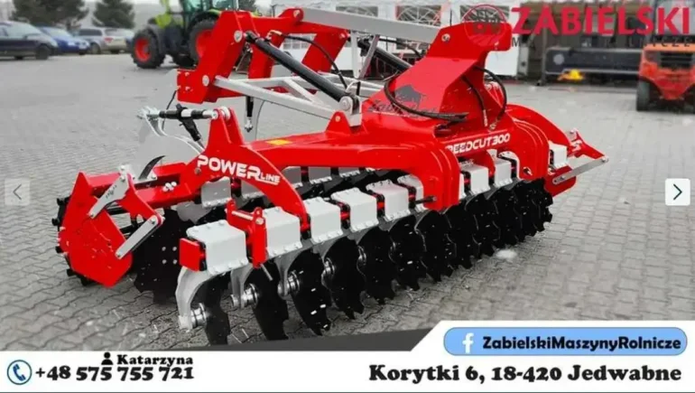 Agregat talerzowy brona talerzowa hydropak SOLIDNA MOCNA DOSTAWA 3m