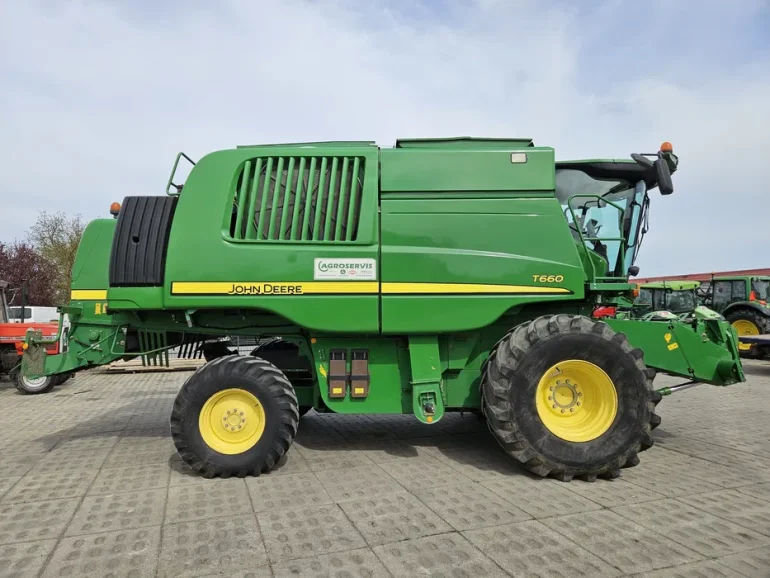 Kombajn John deere t660 rok 2013 nowa kabina brutto stół do rzepaku