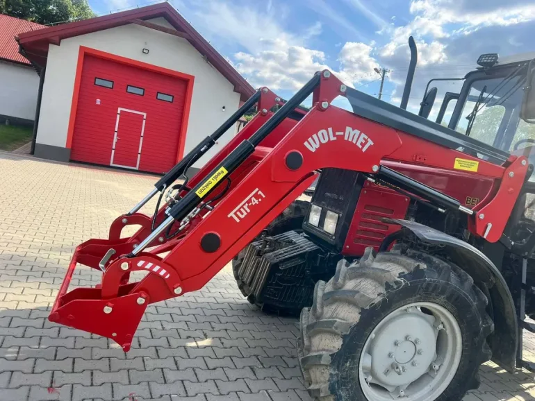 Ładowacz czołowy TUR ciągnika 1500kg dostawa montaż raty WOL-MET 4.1