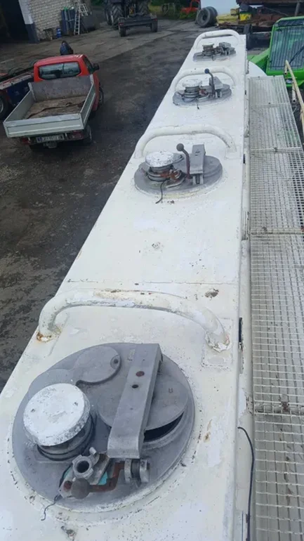 Cysterna 22000L zbiornik stalowy wozek dolly