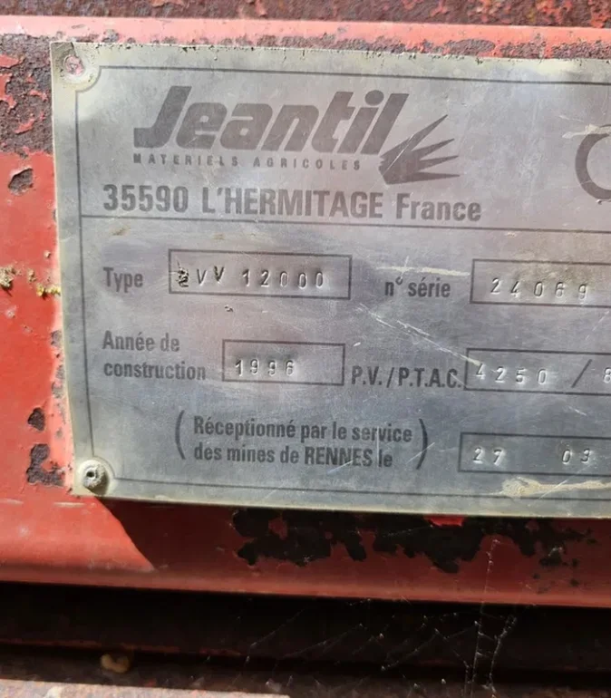 Rozrzutnik Jeantil EVR 12 sprowadzony uruchomiony