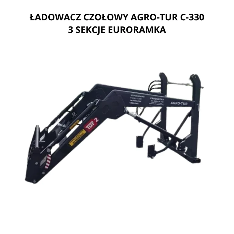 ŁADOWACZ tur euroramka C 330 3 sekcje hydrauliki nowy siłowniki dwustronne C-330