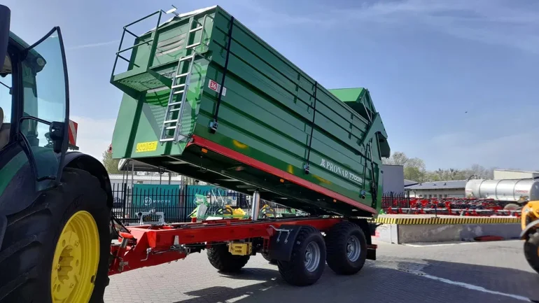 Przyczepa skorupowa 16 ton, PRONAR T700M, kompletna, PROMOCJA ROK 2025