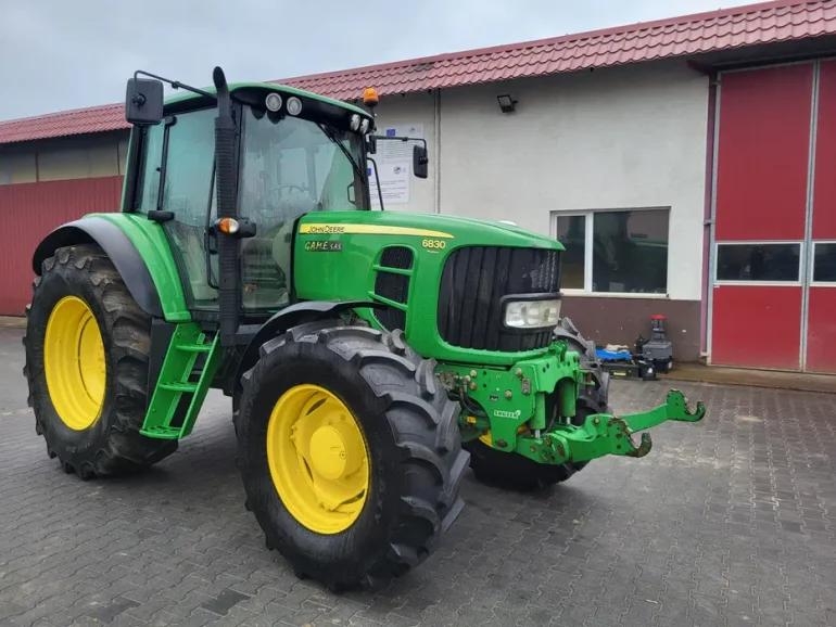 John deere 6830 Premium 2008 r tuz nowe opony brutto