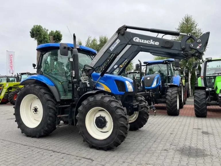 NEW HOLLAND T6010 PLUS + QUICKE Q55 / Klimatyzacja /