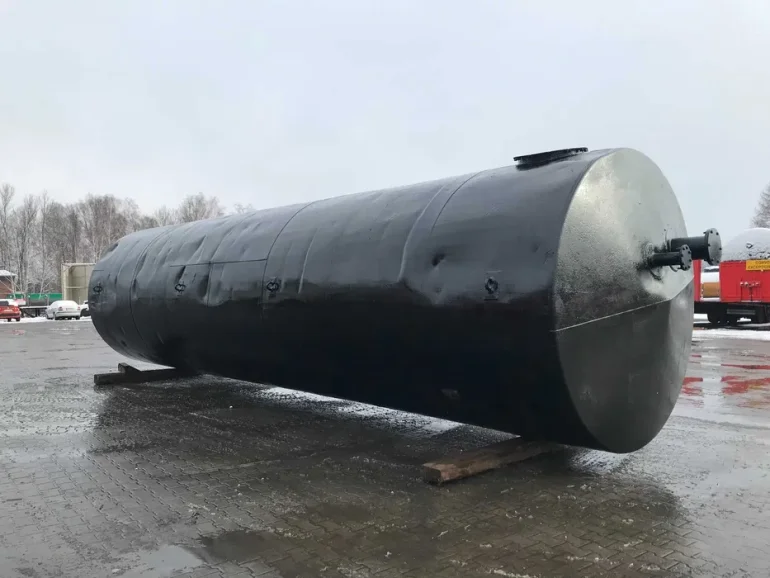 Zbiornik stalowy 65m3- 65000- 65 000l- poziemny na wode, szambo, nawóz