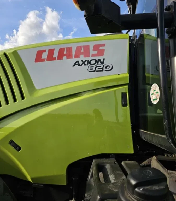 Claas axion 820 cebis 2009r brutto amortyzowana os tuz