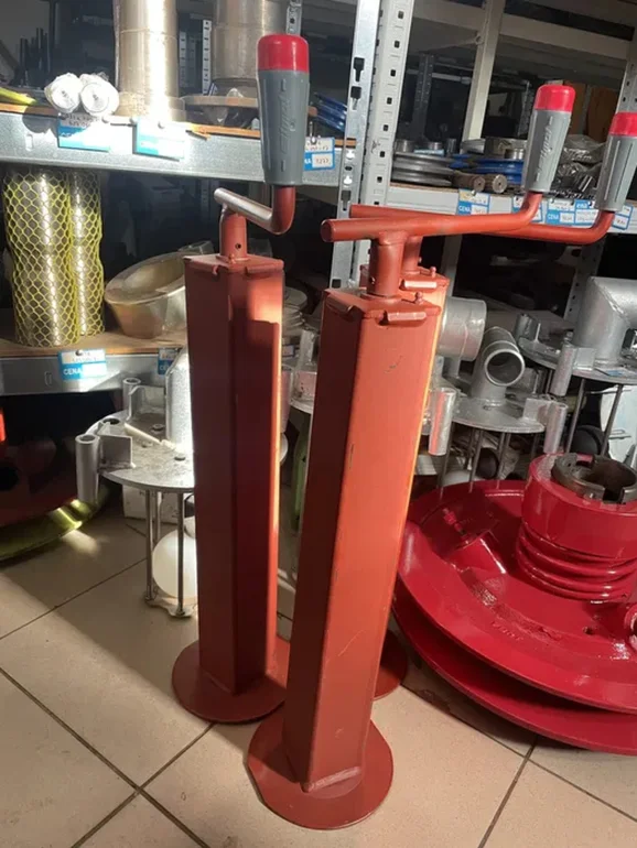 Stopa stópka podpora z korbą fortschritt t088 hts hts100 rozrzutnik