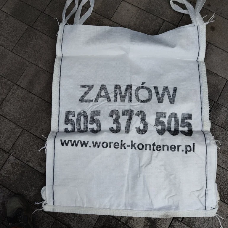 Worek Na gruz wywóz gruzu Bytom Zabrze Tychy Utylizacja Gruzu śląskie 1m3