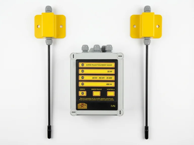SYGNALIZATOR / CZUJNIK WYSOKIEGO NAPIĘCIA – ŻURAW / DŹWIG