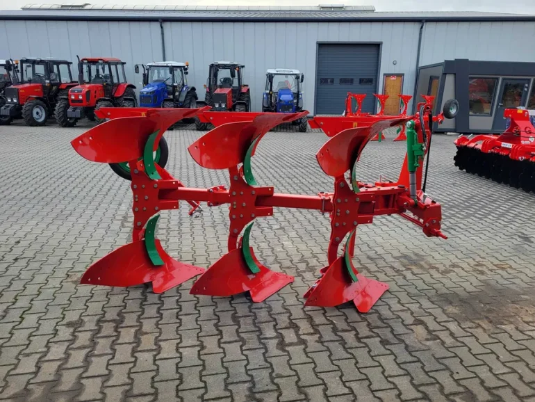 OD RĘKI!! Pług AGRO-MASZ POM 2 3 skiby nowy obrotowy PO4 PO5