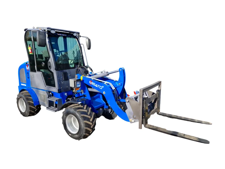 Misato MINI 780 ładowarka 1000kg Klimatyzacja łyżka 4w1 + widły