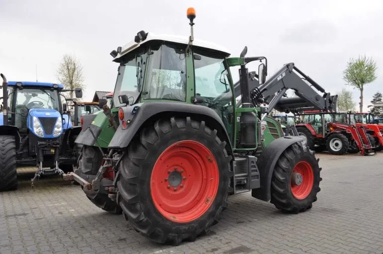 FENDT 310 Vario TMS + MANIP MP80 / Przednia oś + kabina amortyzowana /
