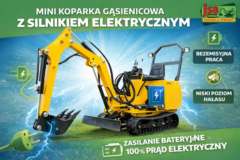 Elektryczna E Ładowarka E Koparka NOWE 2026 | Prosto od Producenta JSB MINI