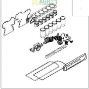 Zestaw naprawczy silnika org. John Deere RE546994, 7930,7830,7730