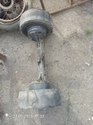 Oś z kolami wywrotka