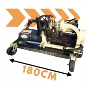 kosiarka bijakowa 180cm z klapą hydrauliczną i przesuwem MŁOTEK 1200g