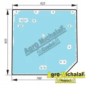 Szyba tylna Renault Ares 566, 567, 577, 556, ALTES 926,936, 946