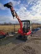 minikoparka hornet HE20 koparka gąsienice