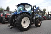 NEW HOLLAND T6.140 + QUICKE Q56 / Przedni TUZ / Klimatyzacja /